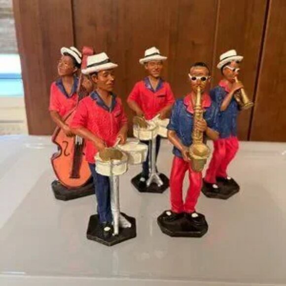 Jazz Figurines (Set of Five) Vintage! (c/x) - Picture 5 of 13